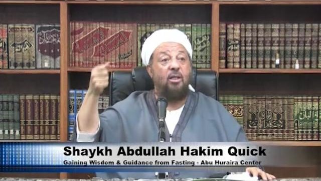 Gaining Wisdom and Guidance From Ramadan, Ep.1 pt3 of4