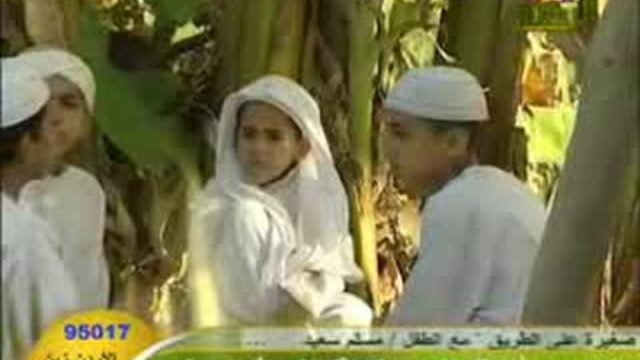 Little lecture Said Moslim with his campanians giving dawaa